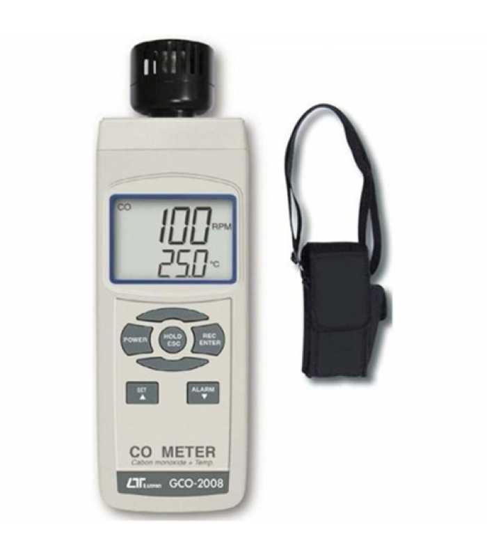 Lutron GCO-2008 CO Meter + Temperature Meter