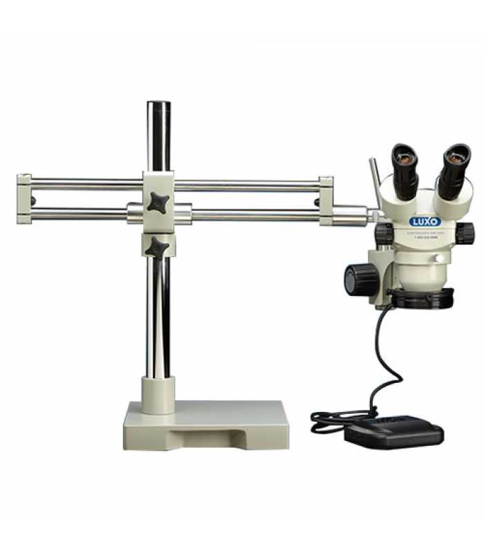 Luxo 23728RB [273RB-DMLED-HO] System 273 Binocular Stereo Microscope, Dimmable High Output LED Ring Light