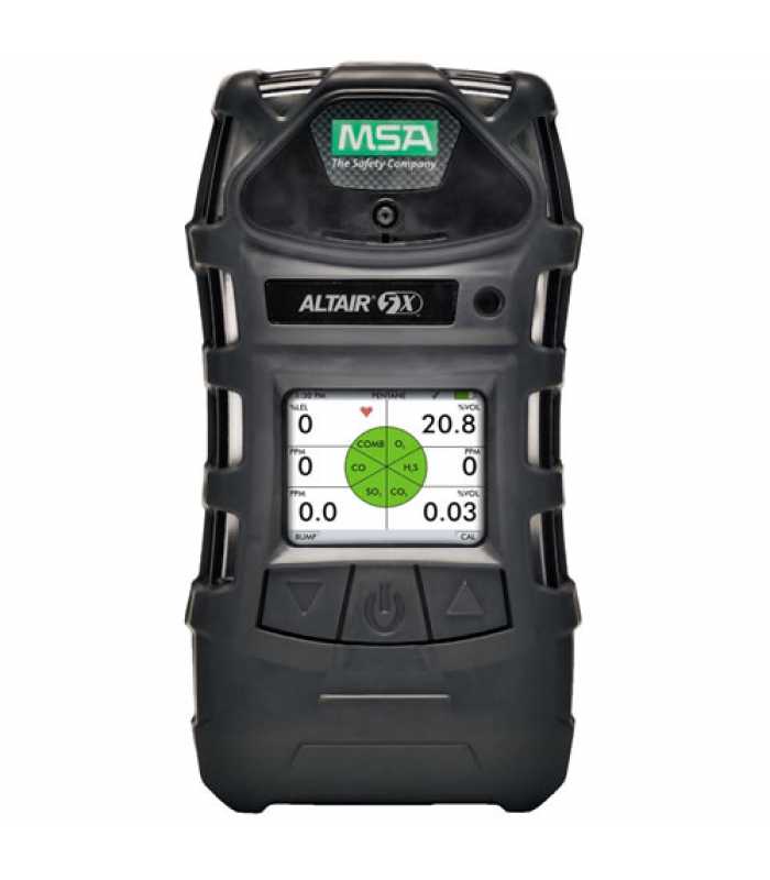 MSA Altair 5X [10165446] Detector Color with 10 Foot Sampling Line, 1 Foot Probe, LEL, O2, CO, H2S, PID