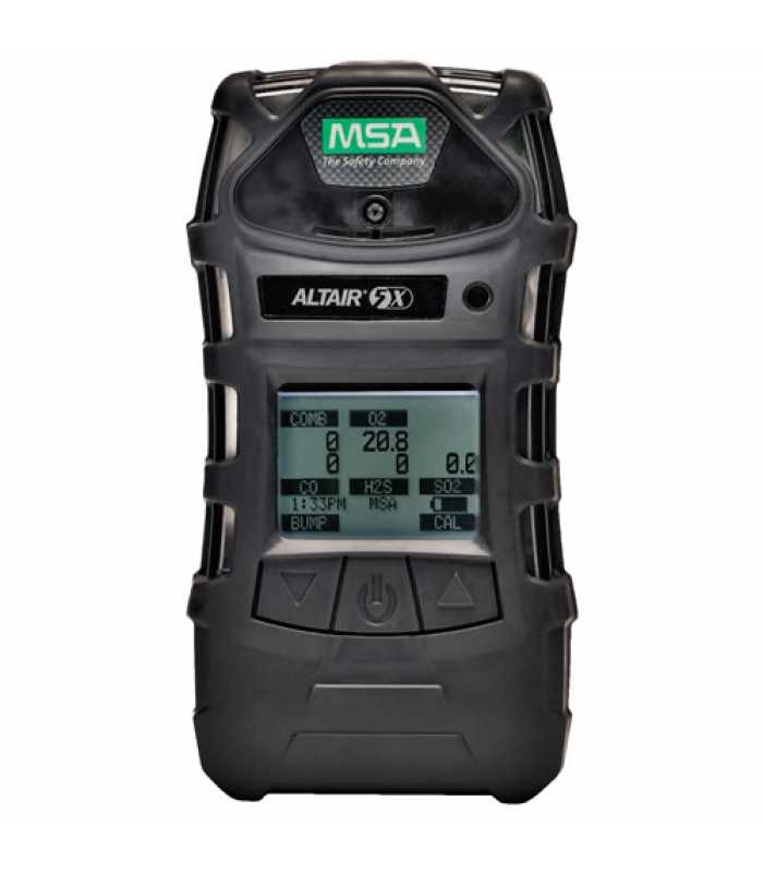 MSA ALTAIR® 5X [10116927] Multigas Detector Industrial Kit with Bluetooth Wireless Technology, Monochrome Display, LEL, O2, CO, H2S, SO2