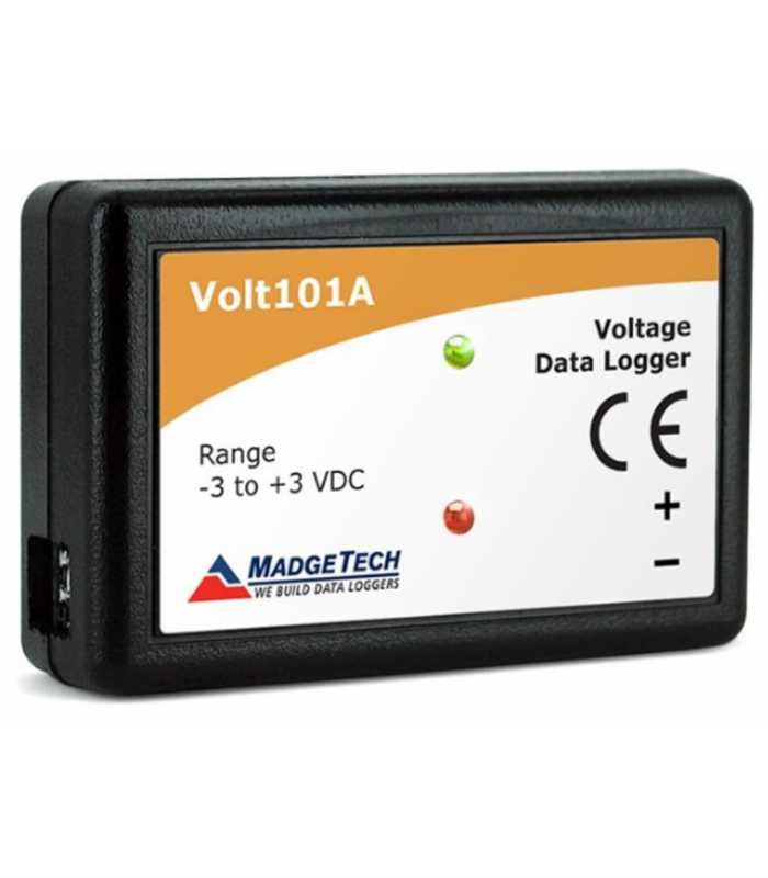 Madgetech Volt101A [Volt101A-160MV] 160 mV Low Level Differential Input, DC Voltage Data logger
