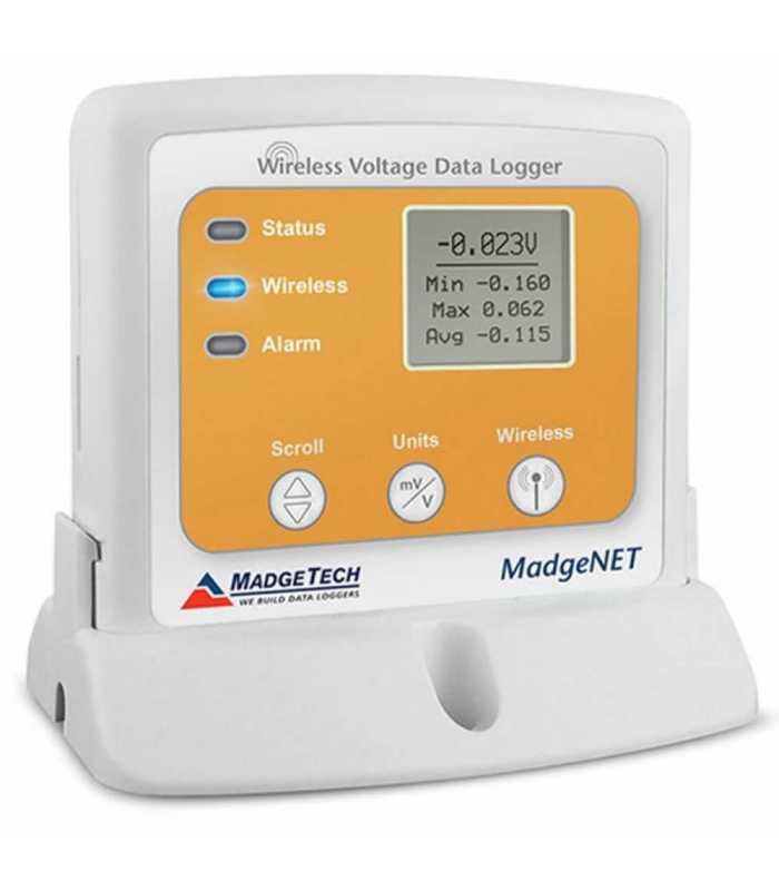 MadgeTech RFVOLT2000A [RFVolt2000A-160mV] Wireless 160mVDC Voltage Data Logger with LCD
