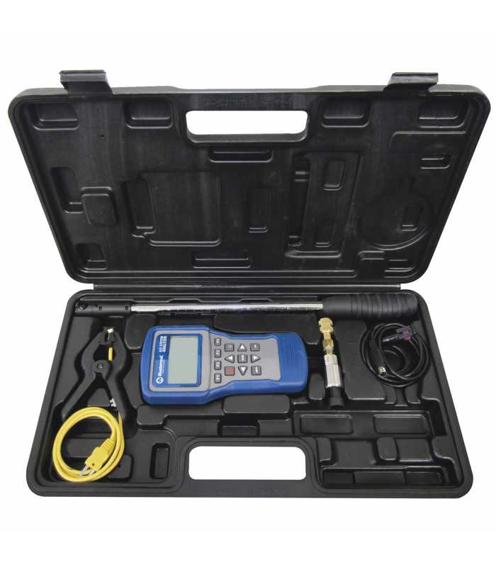 Mastercool 52280 A/C System Analyzer Kit with Antenna Type Meter, Clamp-on Thermocouple & Pressure Transducer