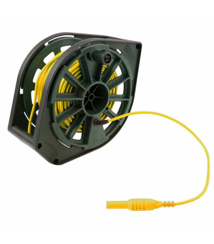 Megger 1000-361 Replacement Cable Reel, Yellow Cable, 30 m, 115V
