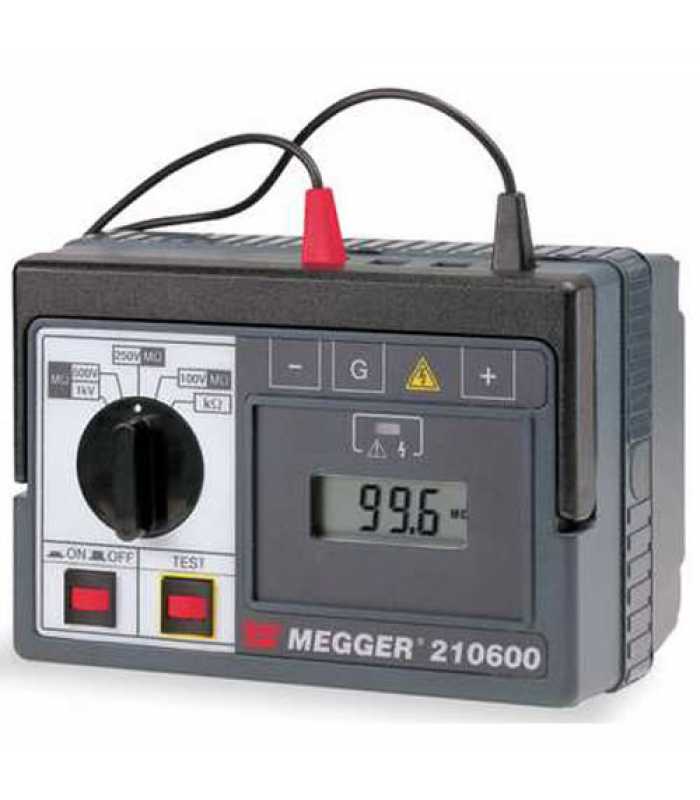 Megger 210600 Digital Insulation Resistance Tester