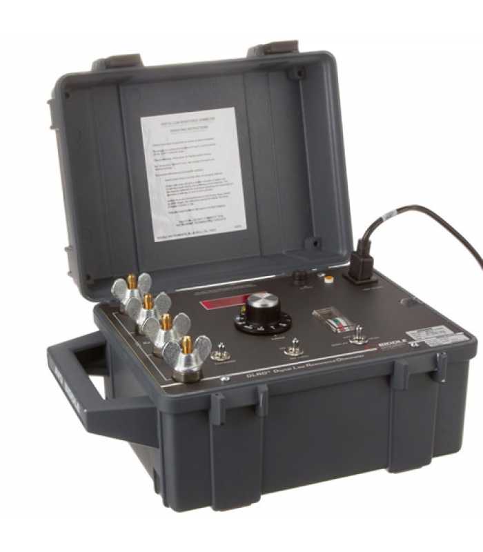 Megger DLRO24700 [247002-11] Digital Low Resistance Ohmmeter 10A w/ Input Voltage Protection