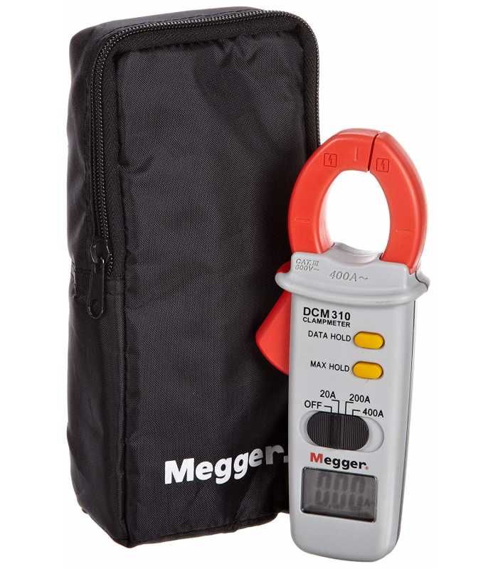 Megger DCM320-EN [1000-304] AC Clamp Meter, 600VAC/DC, 400AAC, 20Mohm
