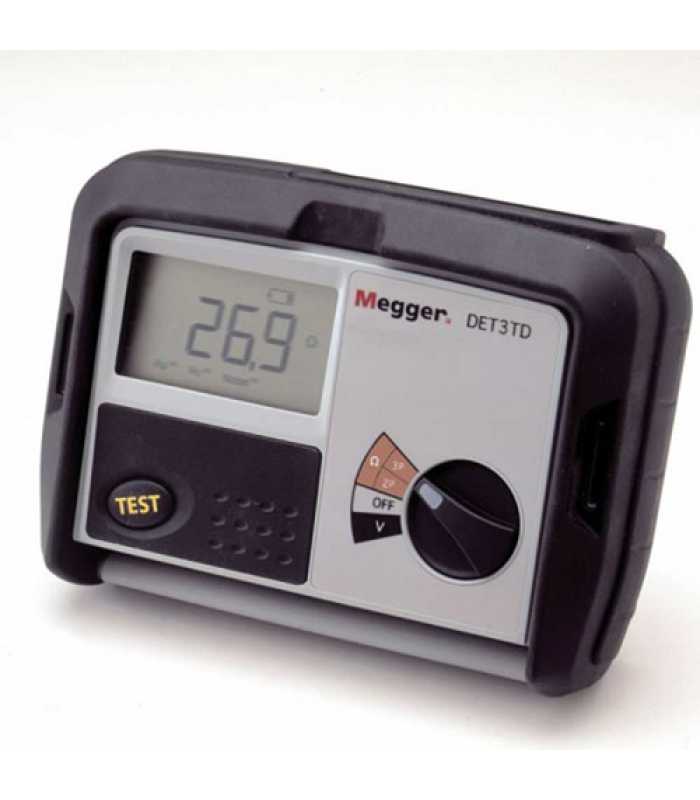 Megger DET3 [DET3TD] 3-Terminal Ground Resistance Tester