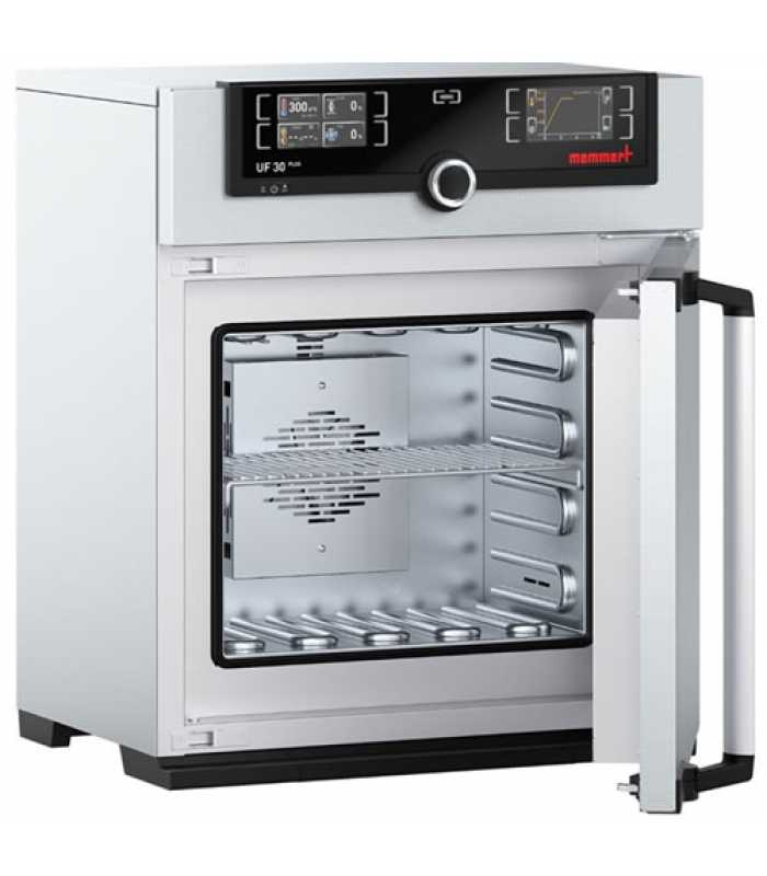 Memmert UF Series [UF30 PLUS-230V] Standard Delivery Universal Oven 32L/1.1cuft, Forced Air Convection, 230V with Twin Display Controller, Programmable, ATMO Control Software