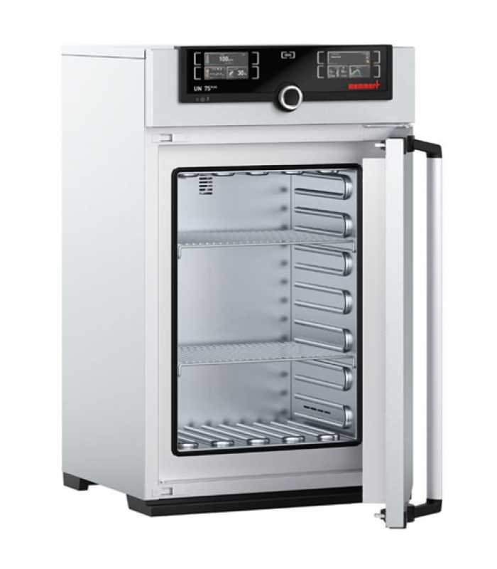 Memmert UN Series [UN75 PLUS-230V] Standard Delivery Universal Oven 74L/2.7cuft, Natural Convection, 230V with Twin Display Controller, Programmable, ATMO Control Software