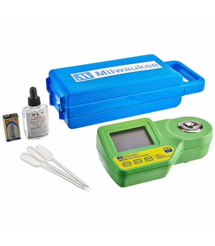Milwaukee MA884-BOX [MA884-BOX] Digital Refractometer for Grape Juice in Protective Padded Hardshell Case