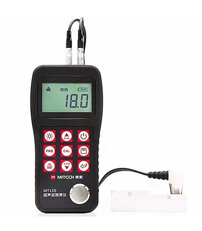 Mitech MT150 [MT150] Digital Ultrasonic Thickness Gauge Meter Tester