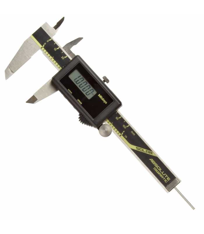 Mitutoyo 500 Series [500-463] Digital ABSOLUTE Digimatic Caliper-Solar Powered With SPC Output 0-4in (0-100mm)