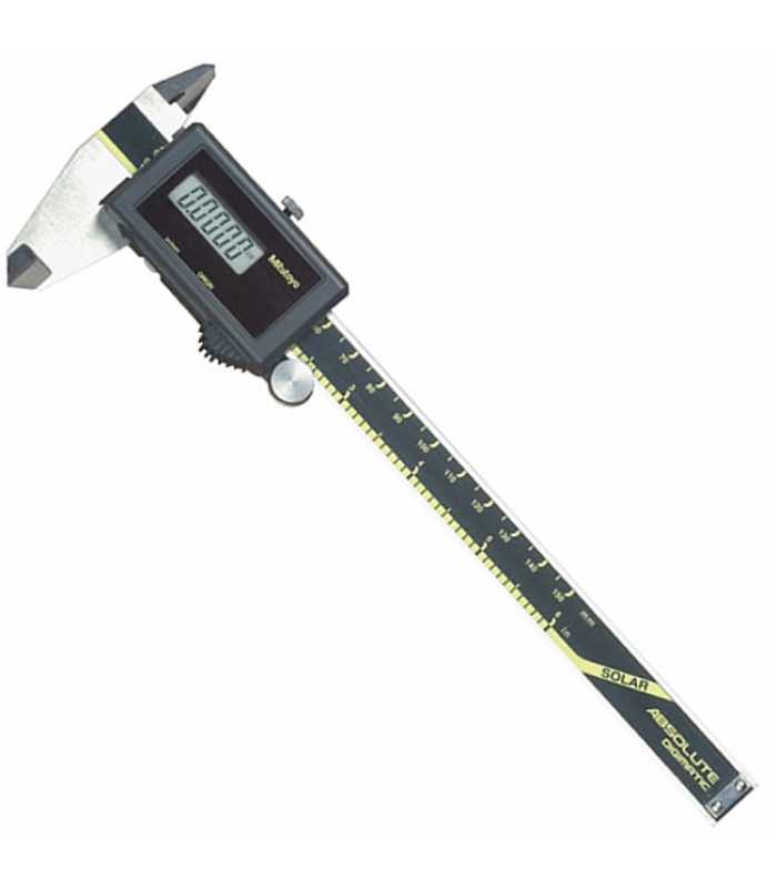 Mitutoyo 500 Series [500-464] Digital ABSOLUTE Digimatic Caliper-Solar Powered With SPC Output 0-6in (0-150mm)