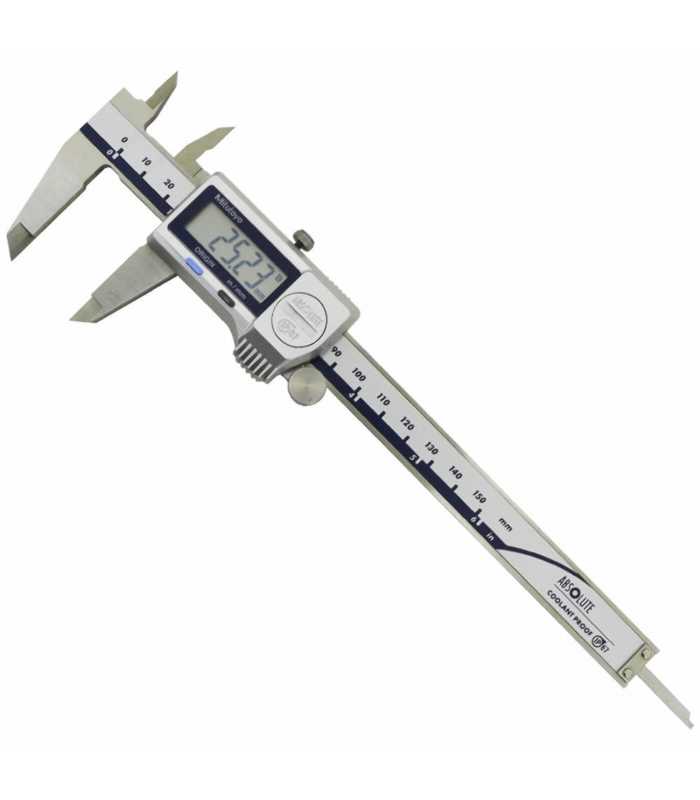 Mitutoyo 500 Series [500-752-20] Digital ABSOLUTE Coolant-Proof Caliper Without SPC Data Output 0-6in (0-150mm)