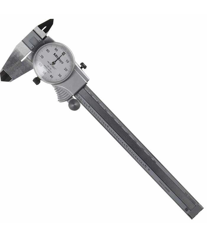 Mitutoyo 505 Series [505-736] Dial Caliper withCarbide-Tipped Jaws 0-6in