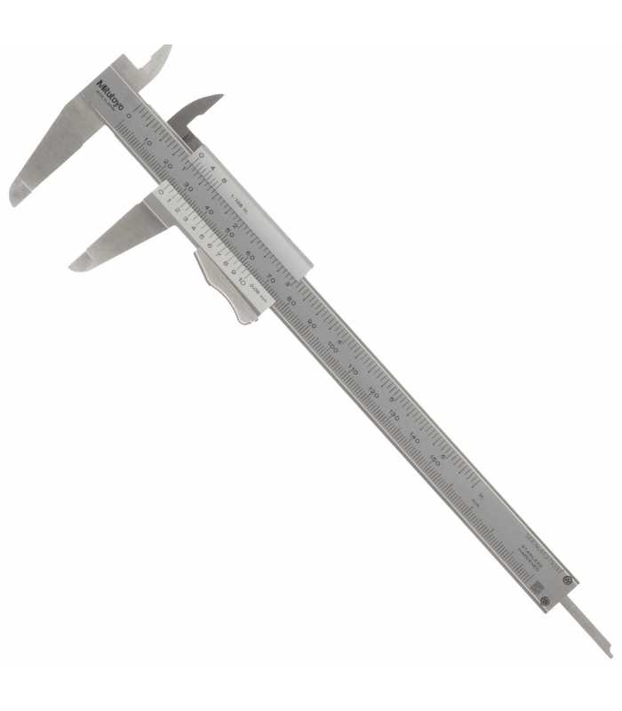 Mitutoyo 531 Series [531-122] Mechanical Vernier Caliper with Thumb Clamp 0-6in (0-150mm)