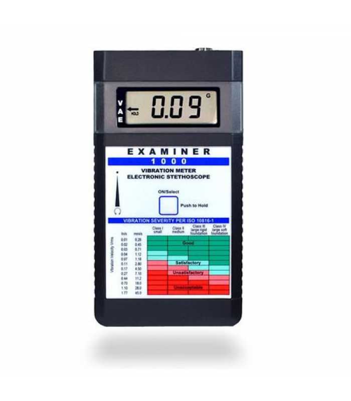 Monarch Examiner 1000-CAL [6400-012-CAL] Vibration Meter with NIST Calibration