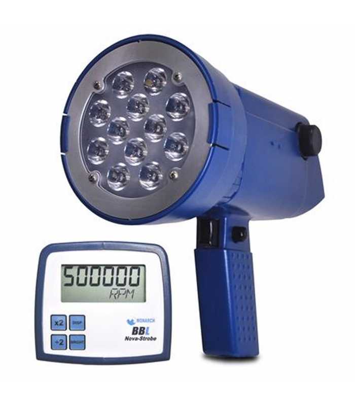 Monarch Nova-Strobe LED 6230-011] Portable Stroboscopes BBL Basic Kit (30 to 500,000 FPM) 115/230VAC