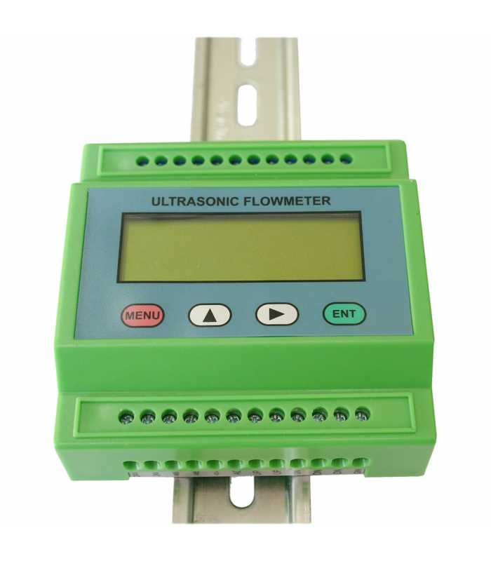 OMNI Instruments OMNI-ECO-200M [OMNI-ECO-200M-SF] DIN Rail Mounted Ultrasonic Flow Meter for Pipe Size 1"-4" (DN30-DN100mm)