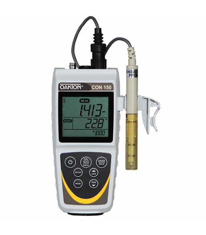 Oakton/Eutech CON 150 [WD-35607-34] Handheld Conductivity / TDS Meter and Probe with NIST-Traceable Calibration