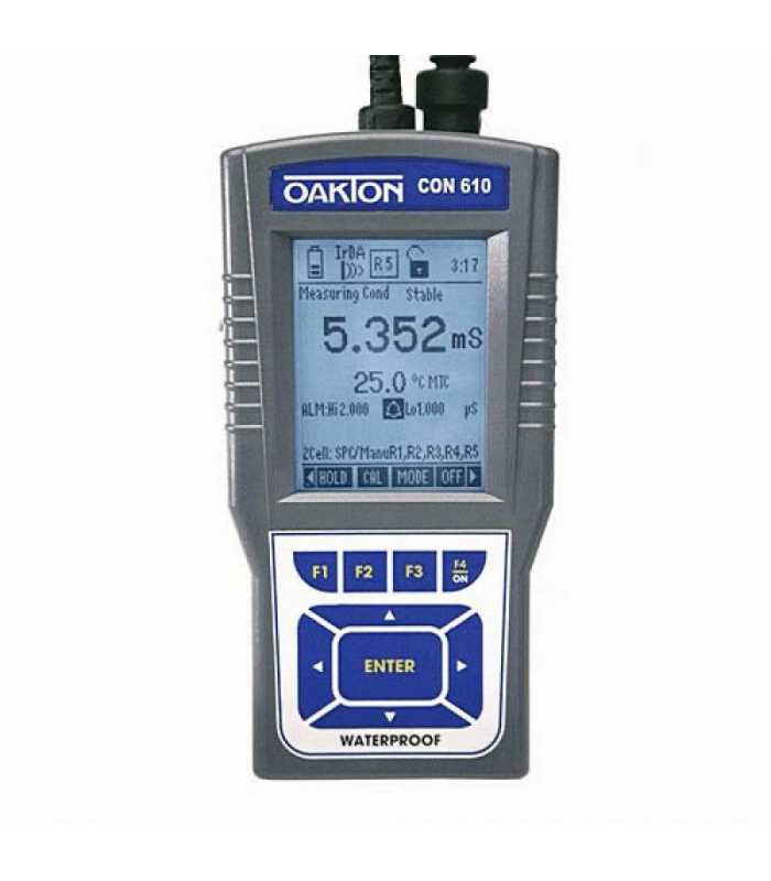 Oakton COND 610 [WD-35408-12] Conductivity / TDS / Salinity / Resistivity / Temperature Meter Only