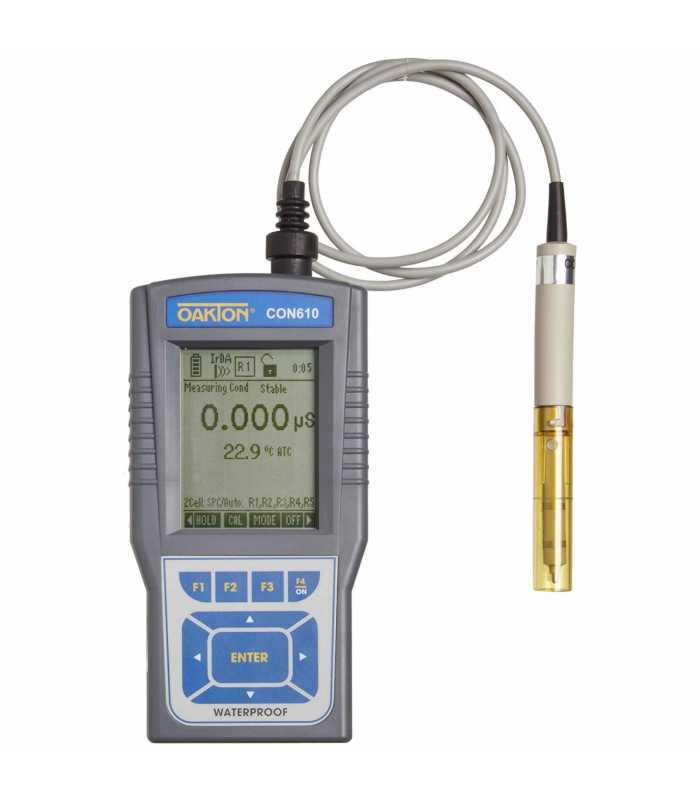 Oakton COND 610 [WD-35408-10] Handheld Conductivity / TDS Meter with Conductivity Probe