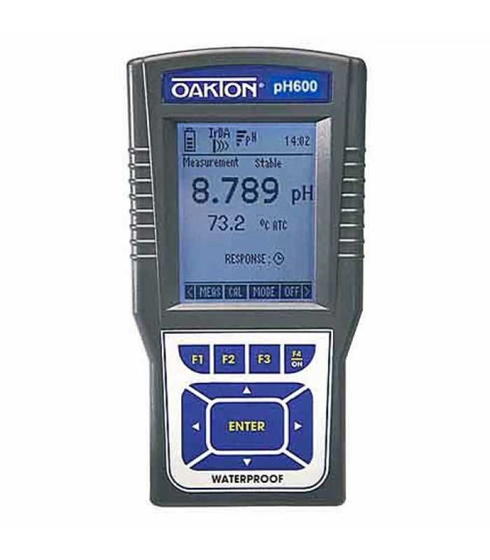 OAKTON PH 600 [WD-35418-02] Portable Waterproof pH / mV / Temperature Meter
