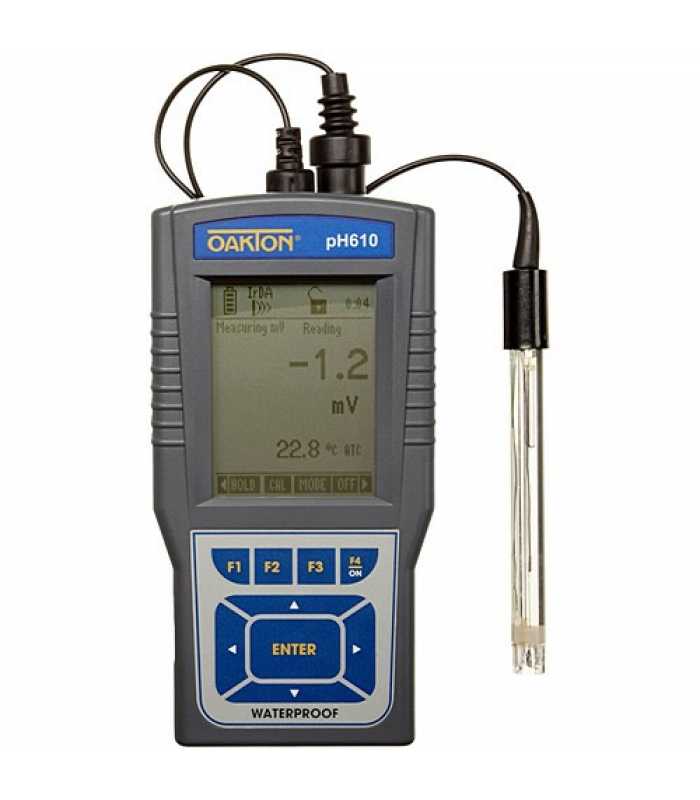 OAKTON PH 610 [WD-35418-10] Portable Waterproof pH / mV / Temperature Meter w/ Electrode