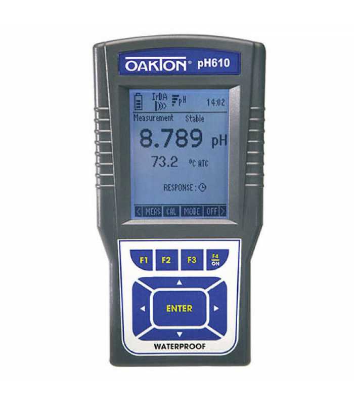 OAKTON PH 610 [WD-35418-12] Portable Waterproof pH / mV / Temperature Meter Only