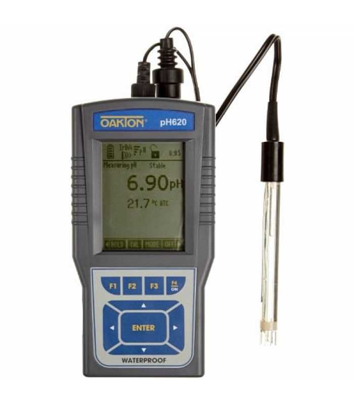 OAKTON PH 620 [WD-35418-20] Portable Waterproof pH / mV / Ion / Temperature Meter w/ Electrode
