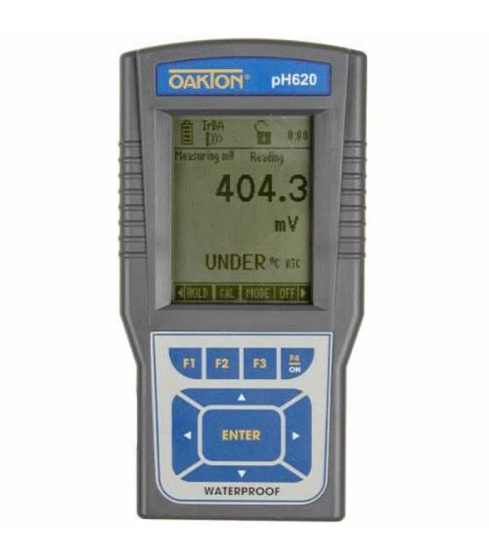 OAKTON PH 620 [WD-35418-23] Portable Waterproof pH / mV / Ion / Temperature Meter Only w/ NIST-Traceable Calibration