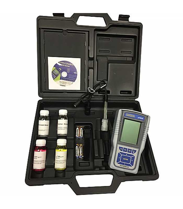 OAKTON PH 600 [WD-35418-71] Portable Waterproof pH / mV / Temperature Meter Kit w/ NIST Traceable Certificate of Calibration