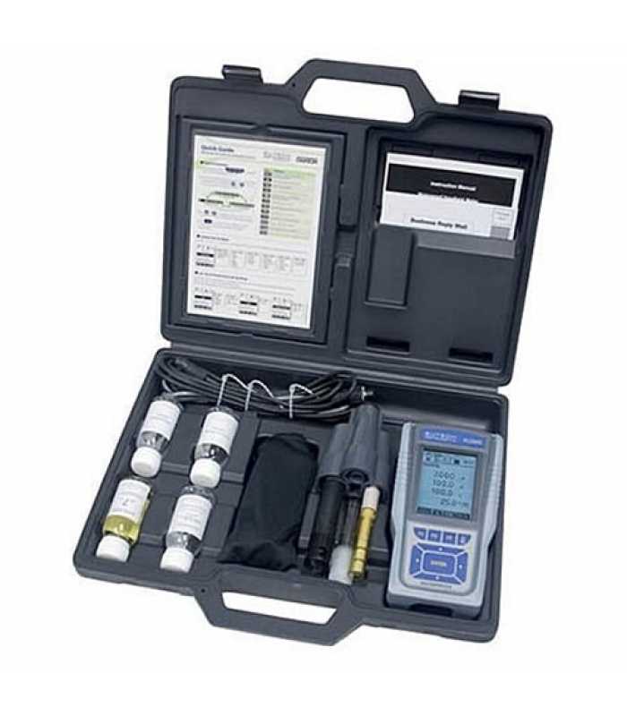 OAKTON PCD 650 [WD-35434-71] Portable Waterproof pH / mV / Ion / Conductivity / TDS / Salinity / DO / Temp. Meter Kit w/ NIST-Traceable Certification