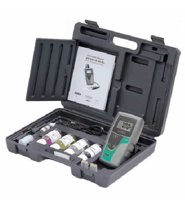 OAKTON pH 5+ [WD-35613-54] pH/Temperature Meter Kit w/ pH Electrode, pH Buffer Solutions, Bottles