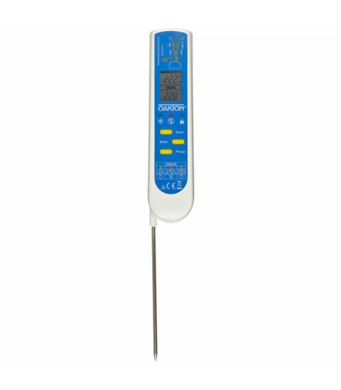 Oakton 35625-41 [WD-35625-41] Economic 2-in-1 Food Safety IR Thermometer -67 to 482°F (-55 to 250°C)