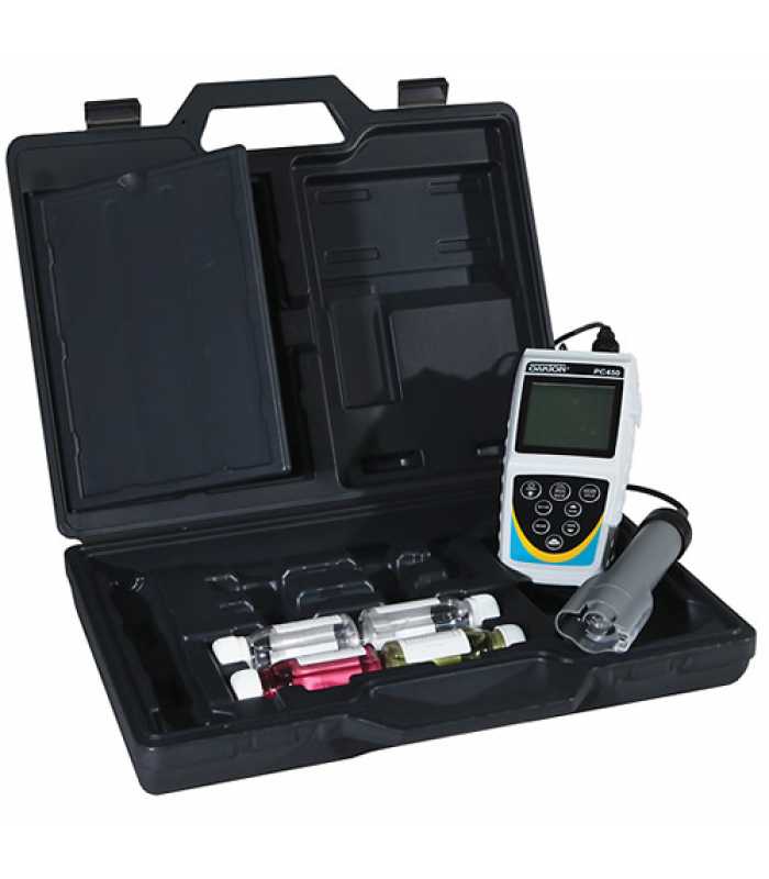 OAKTON pH/CON 450 [WD-35630-80] Portable pH / mV / Conductivity / TDS / Salinity / Temperature Meter w/ Combination Probe Kit