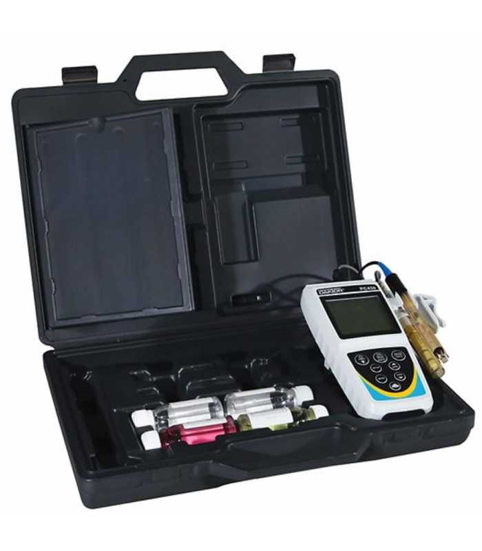OAKTON PC 450 [WD-35630-91] Portable pH / mV / Conductivity / TDS / Salinity / Temperature Meter Kit w/ Separate pH and Conductivity Probes and Calibration