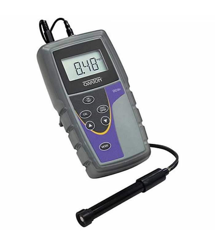 OAKTON DO 6+ [WD-35643-13] Dissolved Oxygen Meter w/ DO Probe and NIST Traceable Calibration