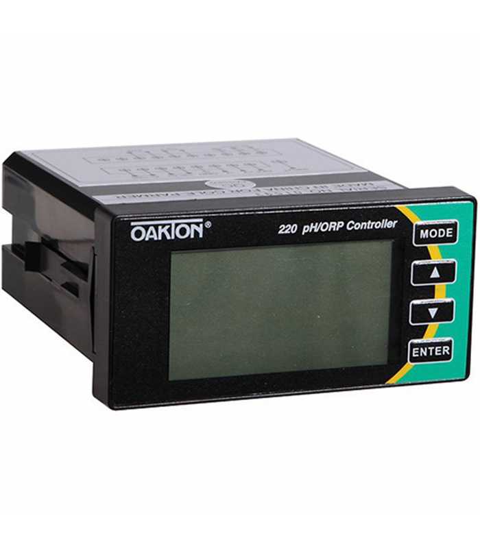 OAKTON 220 [WD-56700-15] pH/ORP/Temperature Controller, 1/8 DIN Panel Mount