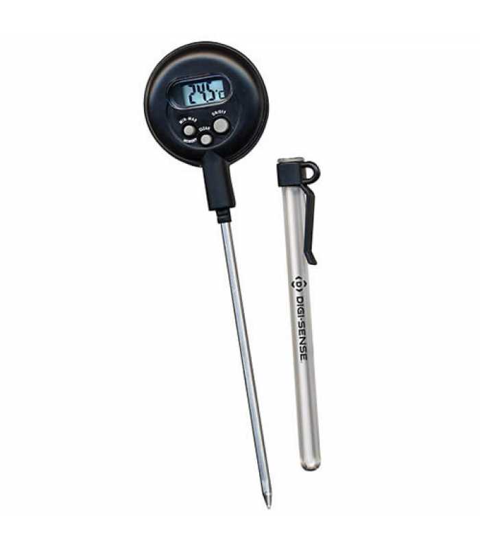 Oakton WD-90003-00 Digi-Sense Water-Resistant Pocket Min-Max Thermometer -10 to 200°C (14 to 392°F)