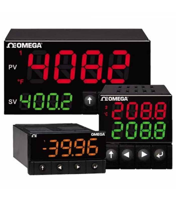 Omega CNPT Series [CN32PT-440-DC] 1/32 DIN 4 Digit Display Controller with Dual SSR Outputs, 10-36 Vdc Powered
