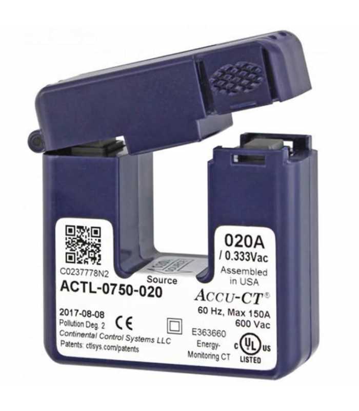 Onset HOBO T-ACT-0750-100 [T-ACT-0750-100] 100 Amp Accu-CT Split-Core Current Transformer 333mV Sensor
