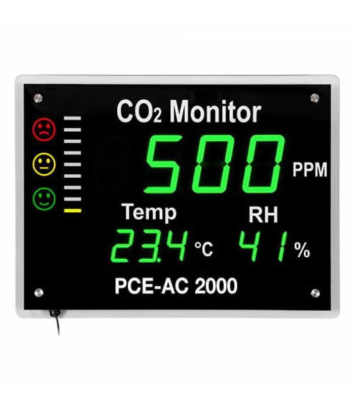 PCE Instruments PCE-AC 2000 Air Quality Carbon Dioxide Meter