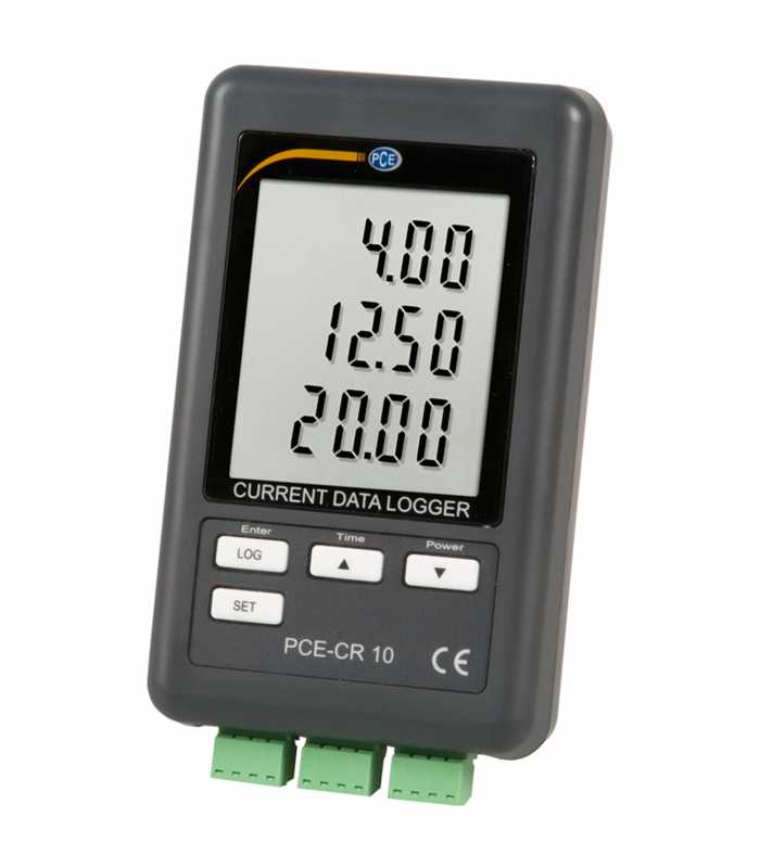 PCE Instruments PCECR10 [PCE-CR 10] Three-Channel Current Data Logger