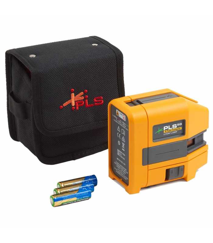 Pacific Laser Systems PLS 5G Z [5009406] Green Beam 5-Point Laser Level Only