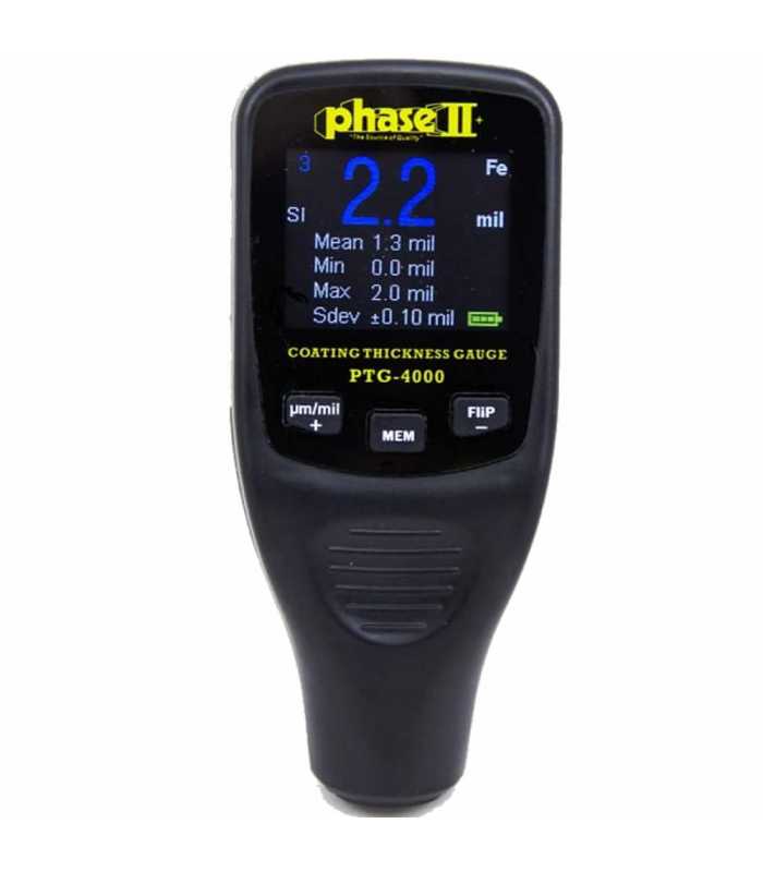 Phase II+ PTG-4000 [PTG-4000] Ultrasonic Coating Thickness Meter