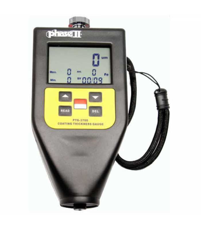 Phase II+ PTG-3700 [PTG-3700] Ultrasonic Coating Thickness Gauge with Auto-Detect Probe (DISCONTINUED)