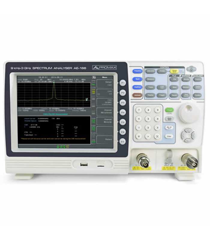 Promax AE-166 3 GHz Spectrum Analysers with Tracking Generator