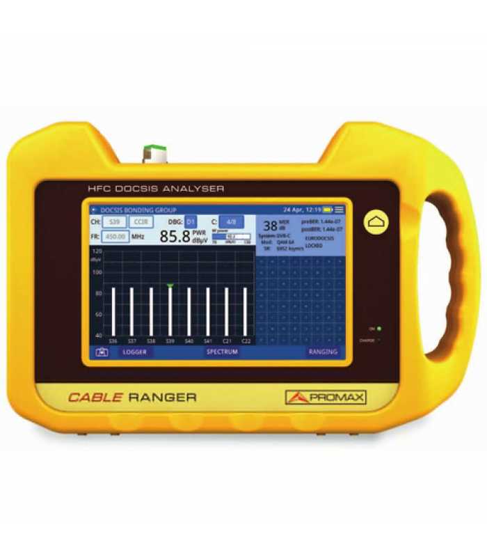 Promax Cable Ranger Hybrid DOCSIS 3.1 and HFC Analyzer